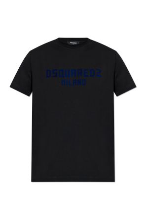 Black T-shirt with logo Dsquared2 - Vitkac AS